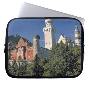Germany, Bavaria, Neuschwanstein Castle. Laptop Sleeve