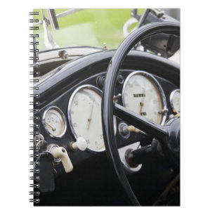 Germany, Bayern-Bavaria, Munich. BMW Welt Car 3 Spiral Notebook