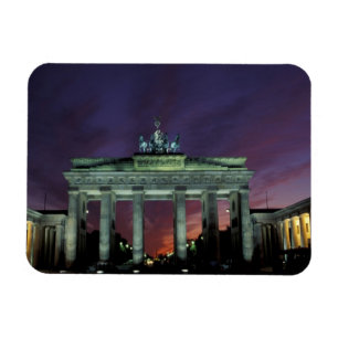 Germany, Berlin. Brandenburg Gate at night. Magnet