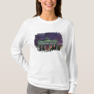 Germany, Berlin. Brandenburg Gate at night. T-Shirt