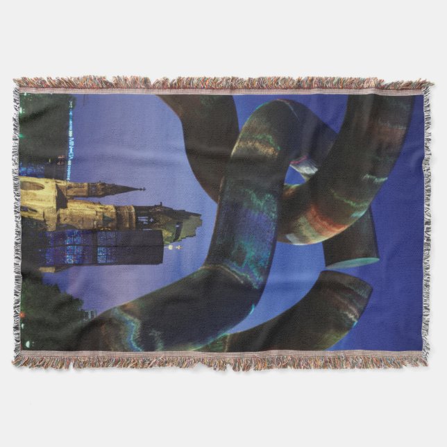 Germany, Berlin, Charlottenburg, Kaiser-Wilhelm Throw Blanket (Front)