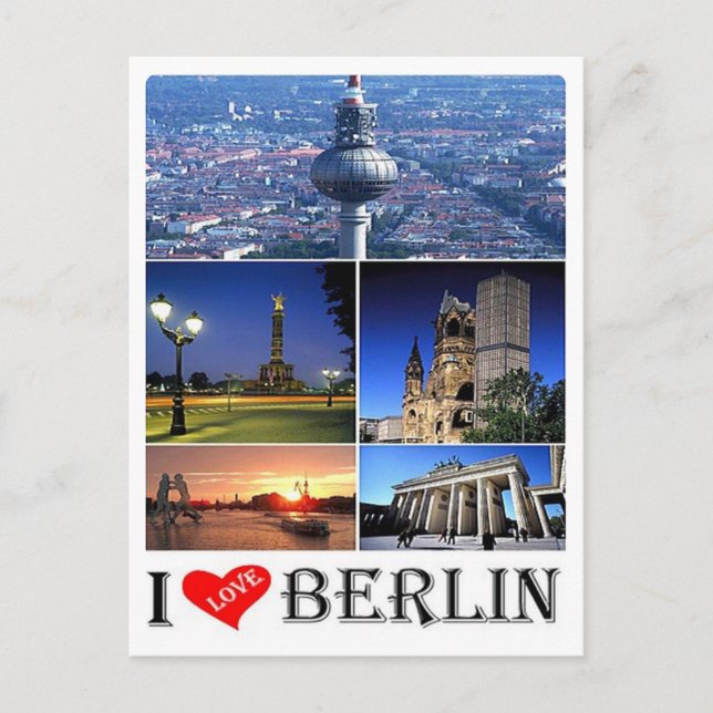 Germany - Berlin - I Love - Postcard (Front)