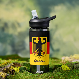 Germany bottle, patriotic German Flag Water Bottle