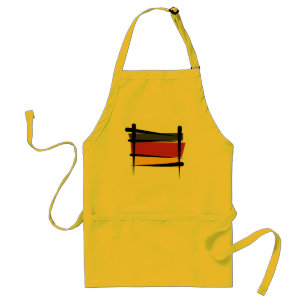 Germany Brush Flag Standard Apron