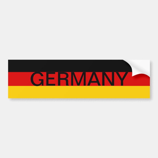 Germany Bumper Sticker (Front)