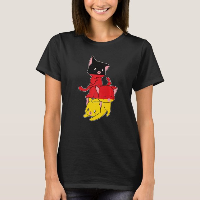 Germany Cats Germany German   T-Shirt (Front)
