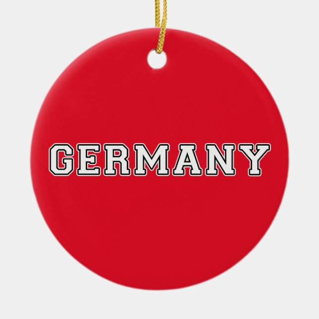 Germany Ceramic Tree Decoration (Front)