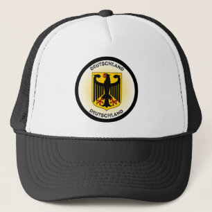 Germany Coat of Arms Circle Shape Trucker Hat