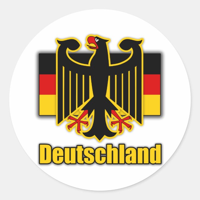 Germany Coat of Arms Classic Round Sticker (Front)
