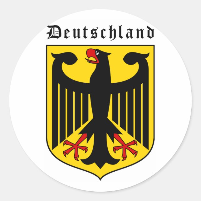 Germany Coat of arms Classic Round Sticker (Front)