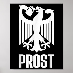 Germany Coat Of Arms Eagle Beer Prost  Poster
