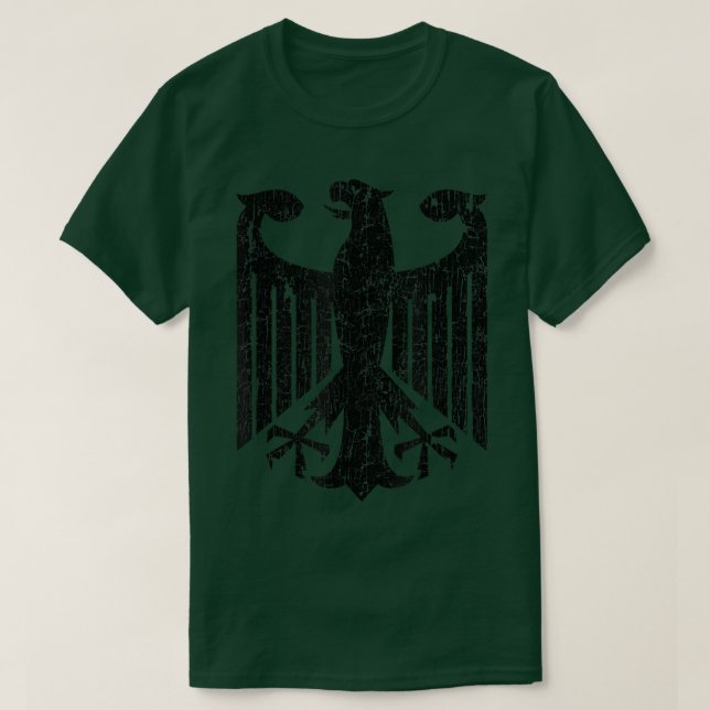 Germany Coat Of Arms T shirt German Roots Pride Fl (Design Front)