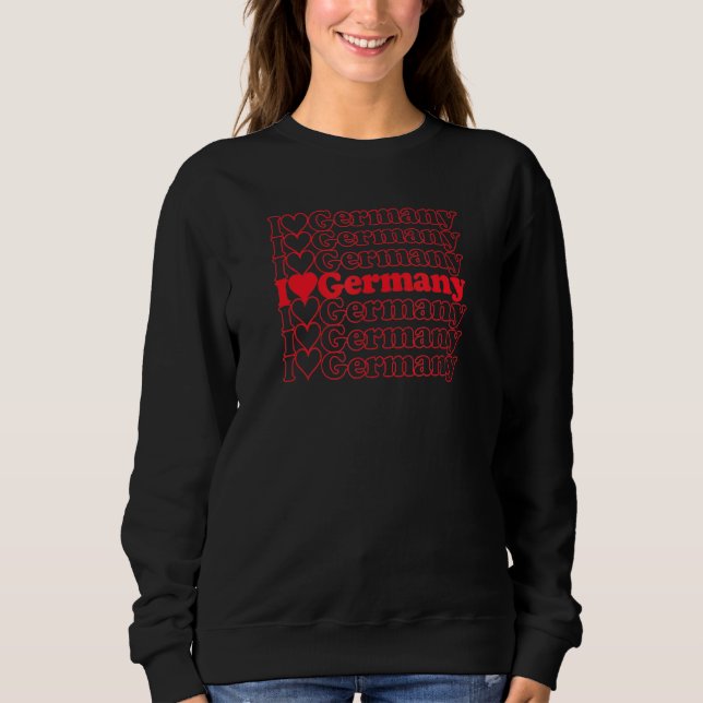 Germany Cool Vintage Inspired Sweatshirt (Front)