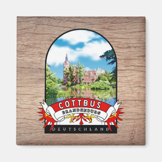 Germany Cottbus Vintage Brandenburg Magnet