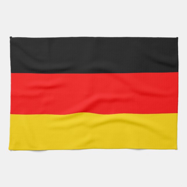 germany country flag towel (Horizontal)