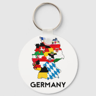 germany country political flag map region province key ring
