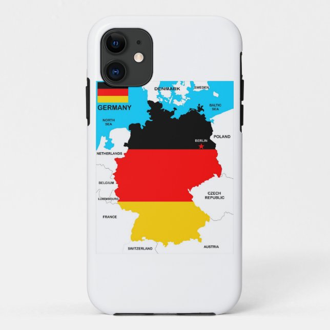 germany country political map flag Case-Mate iPhone case (Back)