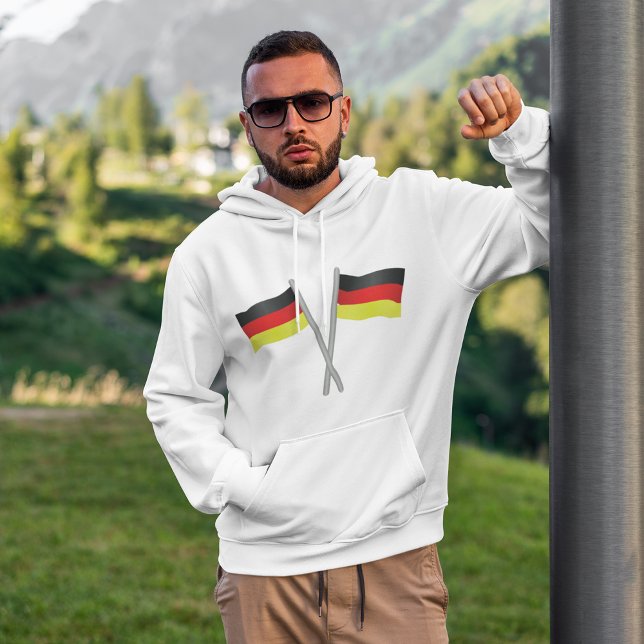 Germany Crossed Flags Pride and Heritage Hoodie (Creator Uploaded)