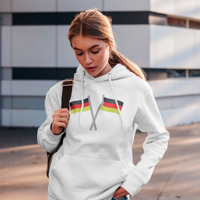 Germany Crossed Flags Pride and Heritage Hoodie (Creator Uploaded)