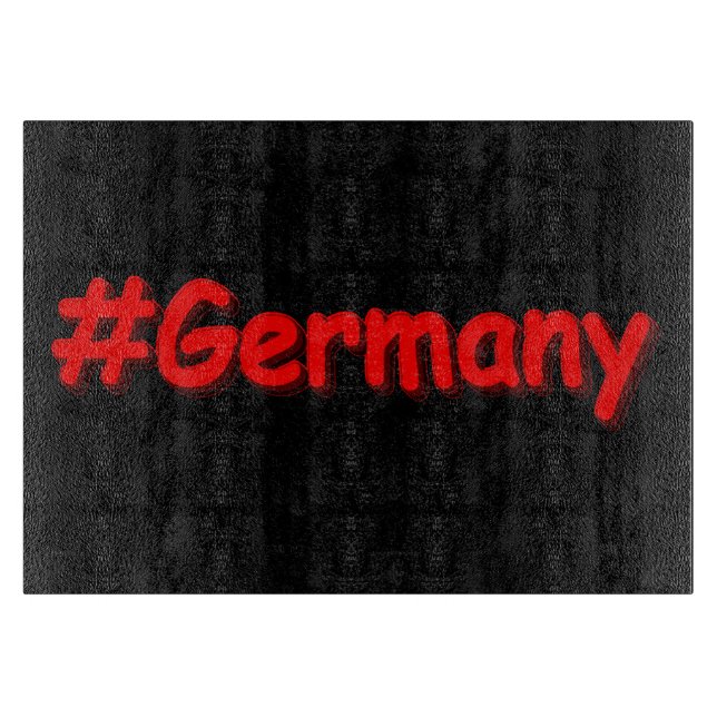 "#Germany" Cute Design. Buy Now Cutting Board (Front)