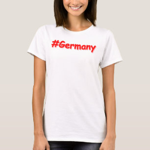 "#Germany" Cute Design. Buy Now T-Shirt