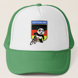 Germany Cycling Panda Trucker Hat