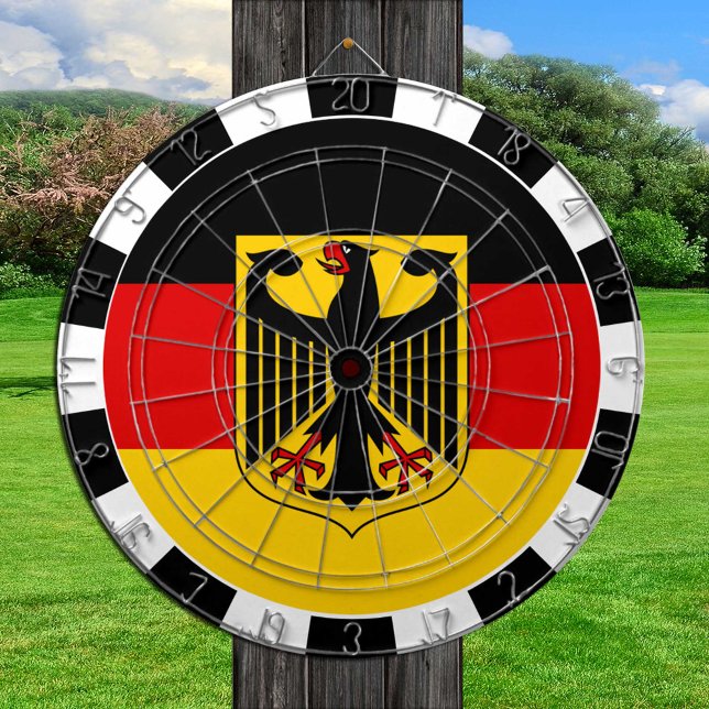 Germany Dartboard, game board, German Flag Dartboard (Creator Uploaded)