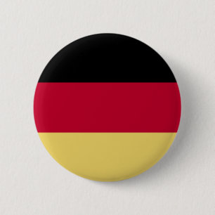 Germany & Deutschland Flag T-Shirts & More! 6 Cm Round Badge