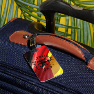 Germany/Deutschland Forever/black eagle/flag Luggage Tag
