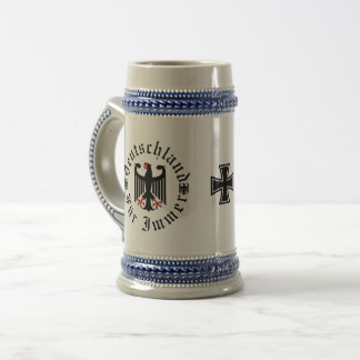 Germany/Deutschland Forever/black eagle/iron cross Beer Stein