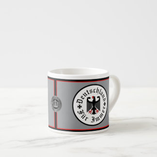 Germany/Deutschland Forever/black eagle/iron cross Espresso Cup