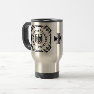 Germany/Deutschland Forever/black eagle/iron cross Travel Mug