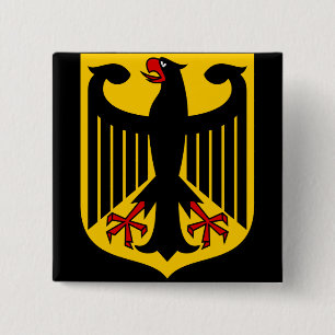germany emblem 15 cm square badge