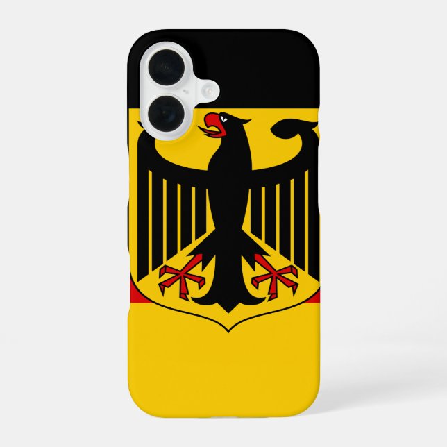 germany emblem iPhone 16 case (Back)