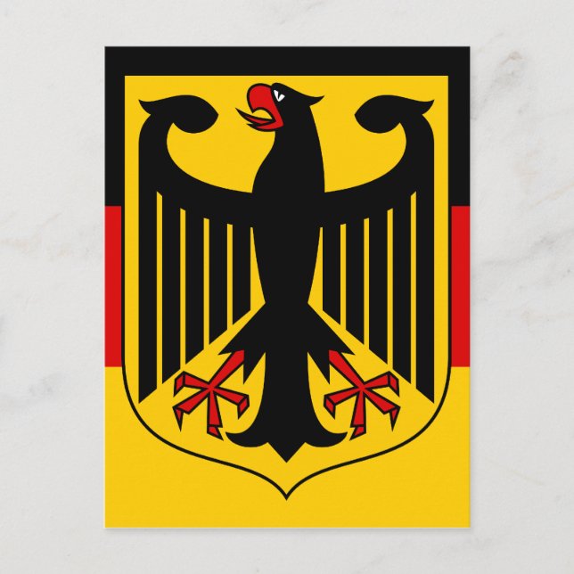 germany emblem postcard (Front)
