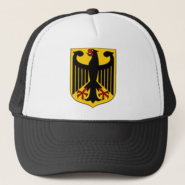 germany emblem trucker hat (Front)