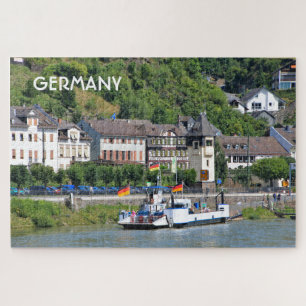  Germany: Ferry on the River Rhine  Jigsaw Puzzle
