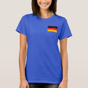Germany Flag and Map dk T-Shirt