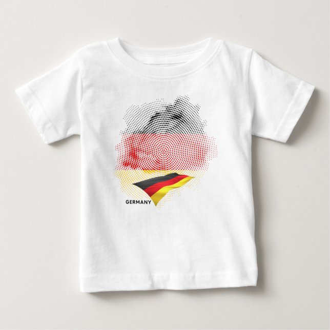 Germany flag baby T-Shirt (Front)
