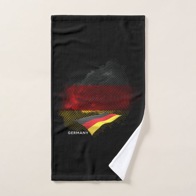 Germany flag bath towel set (Hand Towel)
