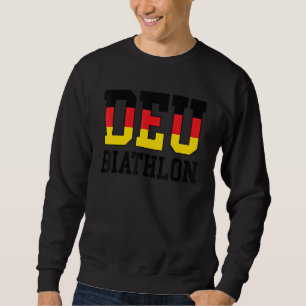 Germany Flag Biathlonist  German Deu Biathlon Sweatshirt