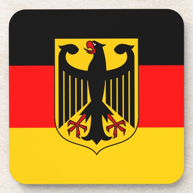 Germany Flag Coaster (Front)