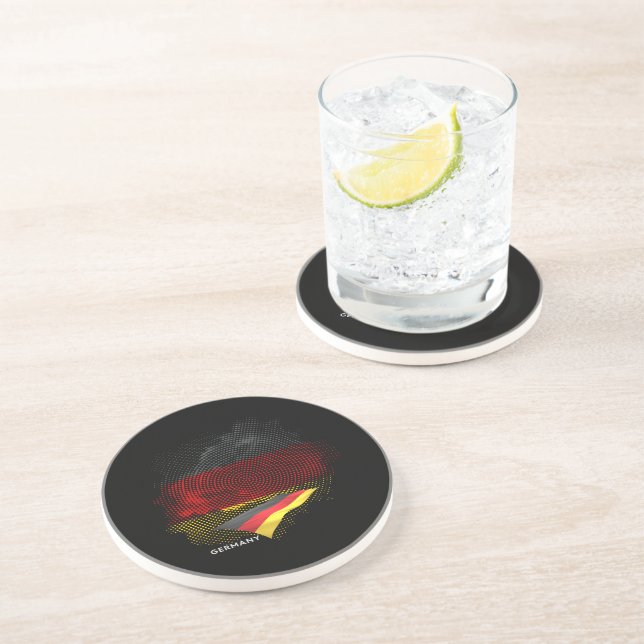 Germany flag coaster (Side)