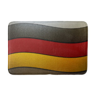 Germany Flag Colours-Chrome by Shirley Taylor Bath Mat
