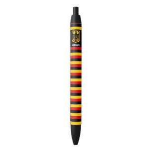 Germany Flag Cute Patriotic Black Ink Pen