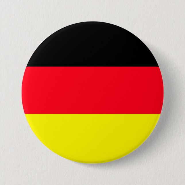 Germany Flag Design Pin Button (Front)
