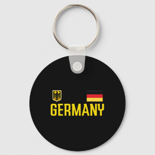 Germany Flag Deutschland Footll Soccer Fan Men Wom Key Ring