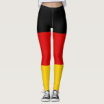 Germany flag - Deutschland Leggings<br><div class="desc">The flag of Germany or Deutschland is a tricolour consisting of three equal horizontal bands displaying the national colours of Germany  black,  red,  and gold.
#germany #german #deutschland #berlin #patriotic #flag</div>