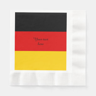 Germany flag - Deutschland Napkin