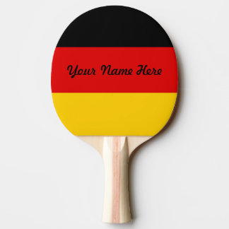 Germany flag - Deutschland Ping Pong Paddle